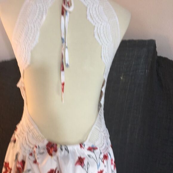 CBR White and Red Summer Dress Size Large - Picture 7 of 12